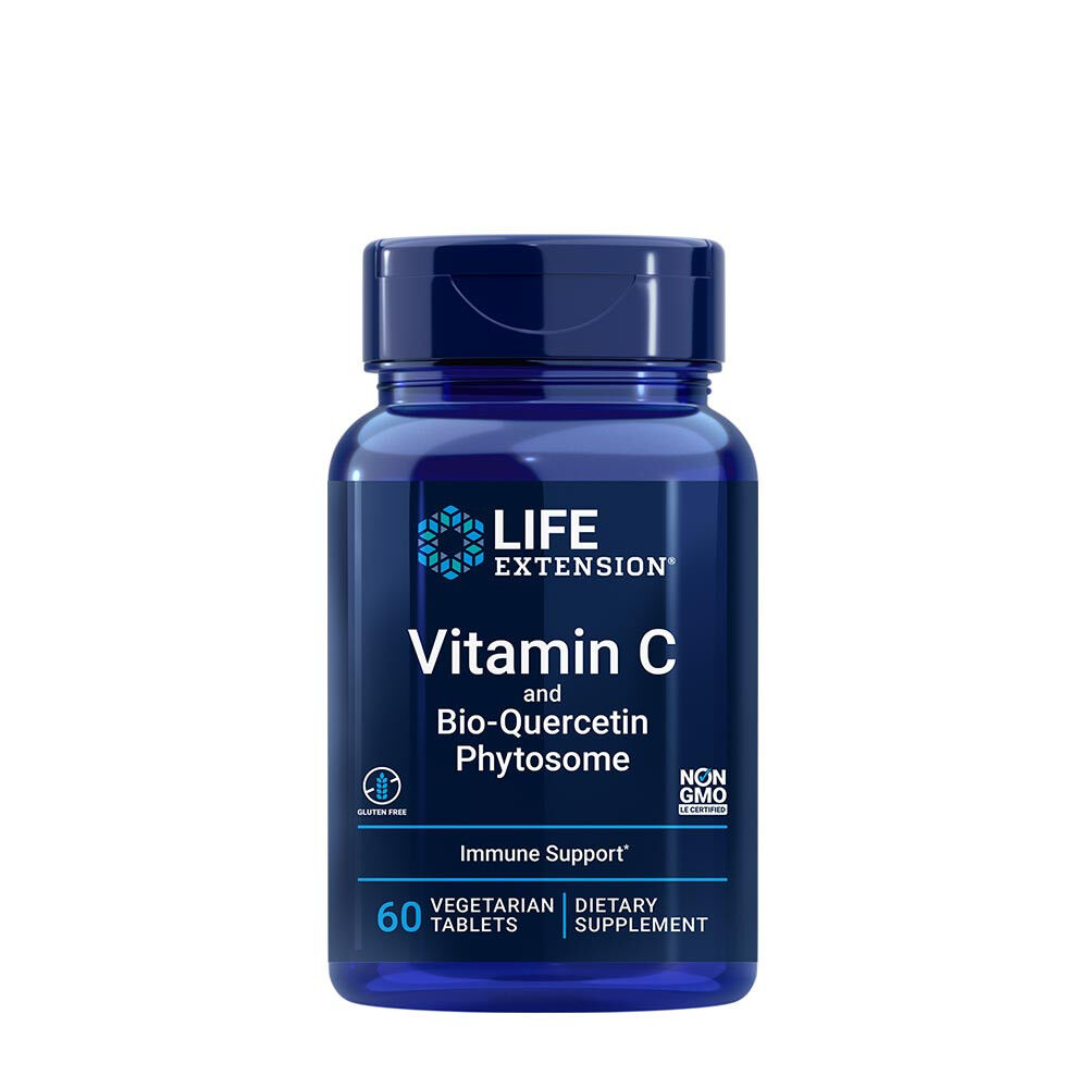 Vitamin C und Quercetin Phytosom – 60 vegetarische Tabletten – Viking Supplements