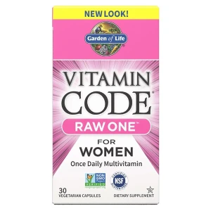 Vitamin Code RAW ONE für Frauen – 30 Vcaps – Viking Supplements