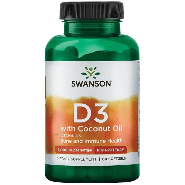 Vitamin D-3 mit Kokosöl