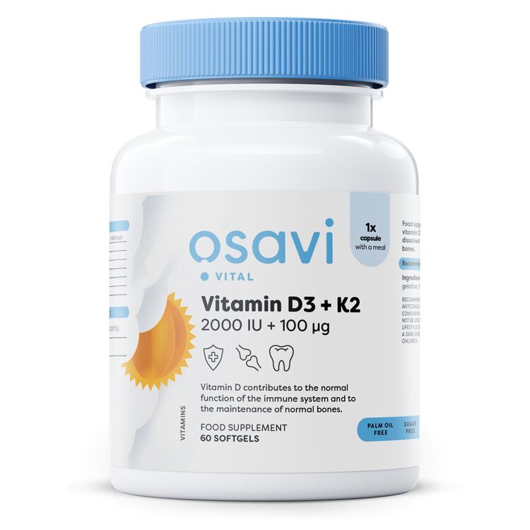 Vitamin D3 + K2