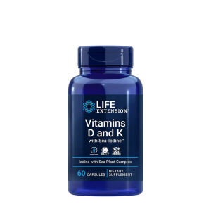 Vitamine D und K mit Meeresjod – 60 Kapseln – Viking Supplements