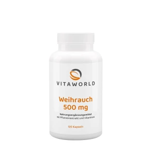 Vitaworld Weihrauch 500 mg (120 Kapseln) – Viking Supplements