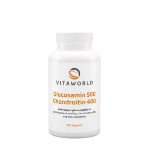 Vitaworld Glucosamin 500 + Chondroitin 400 (100 Kapseln) – Viking Supplements