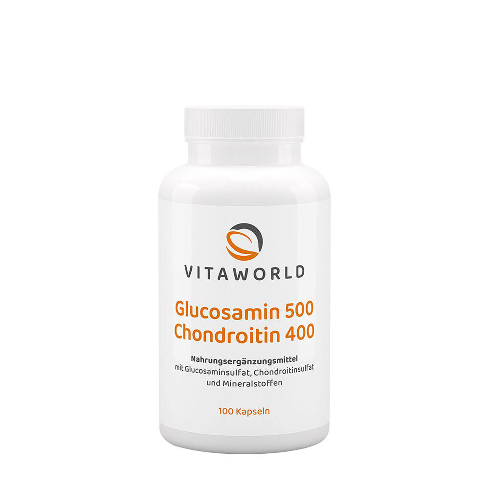 Vitaworld Glucosamin 500 + Chondroitin 400 (100 Kapseln) – Viking Supplements