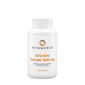 Vitaworld Grüntee-Extrakt 500 mg (120 Kapseln) – Viking Supplements