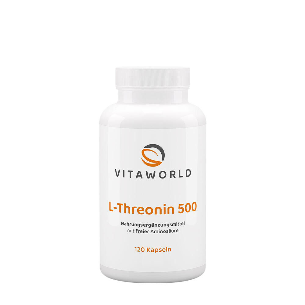 Vitaworld L-threonine 500 (120 Capsules) - Viking Supplements