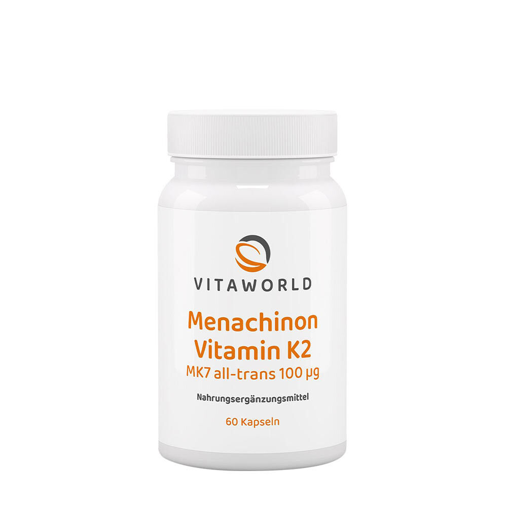 Vitaworld Menaquinon Vitamin K2 MK7 (60 Kapseln) – Viking Supplements