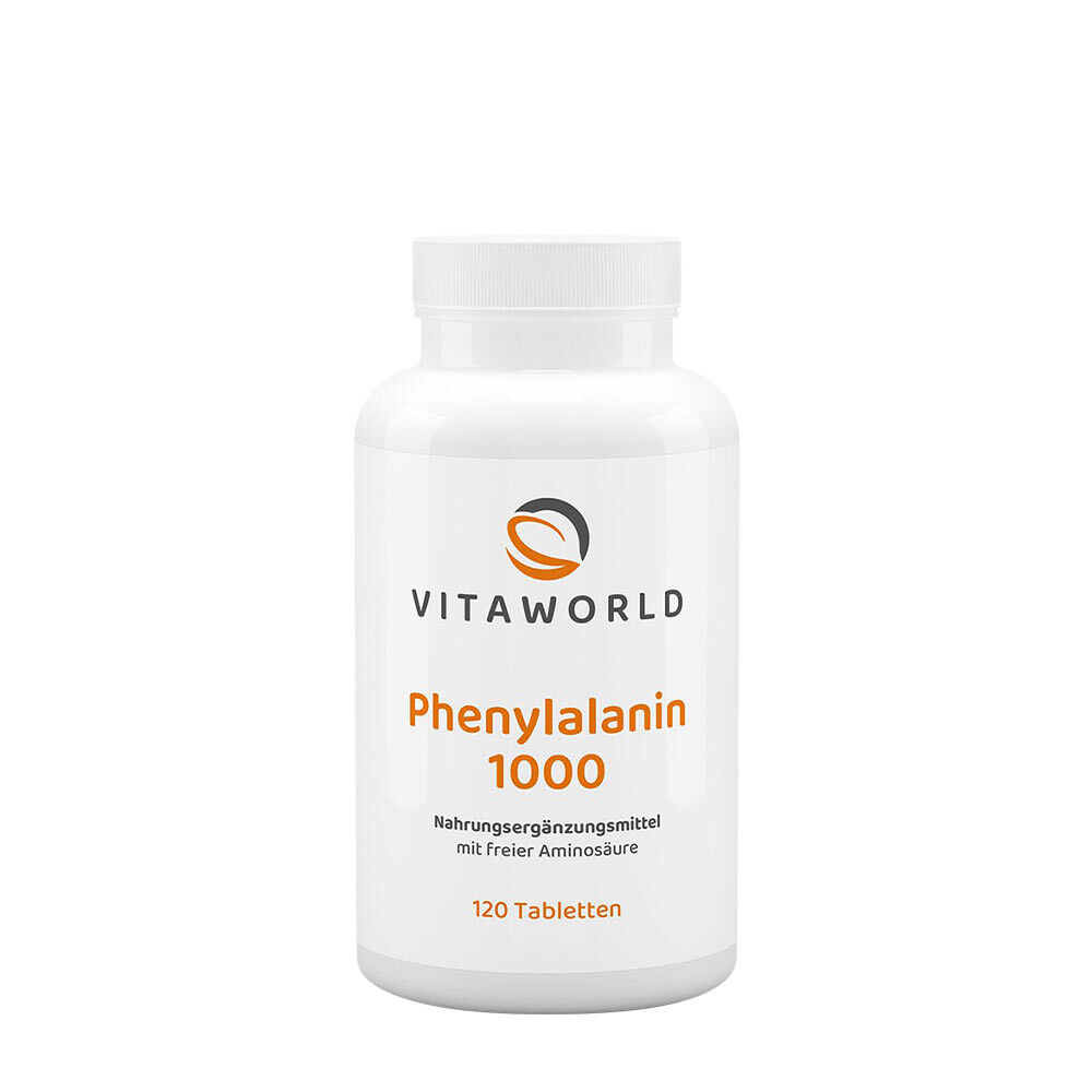 Vitaworld Phenylalanin 1000 mg (120 Tabletten) – Viking Supplements