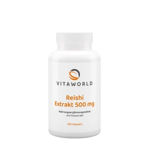 Vitaworld Reishi-Extrakt 500 mg (100 Kapseln) – Viking Supplements