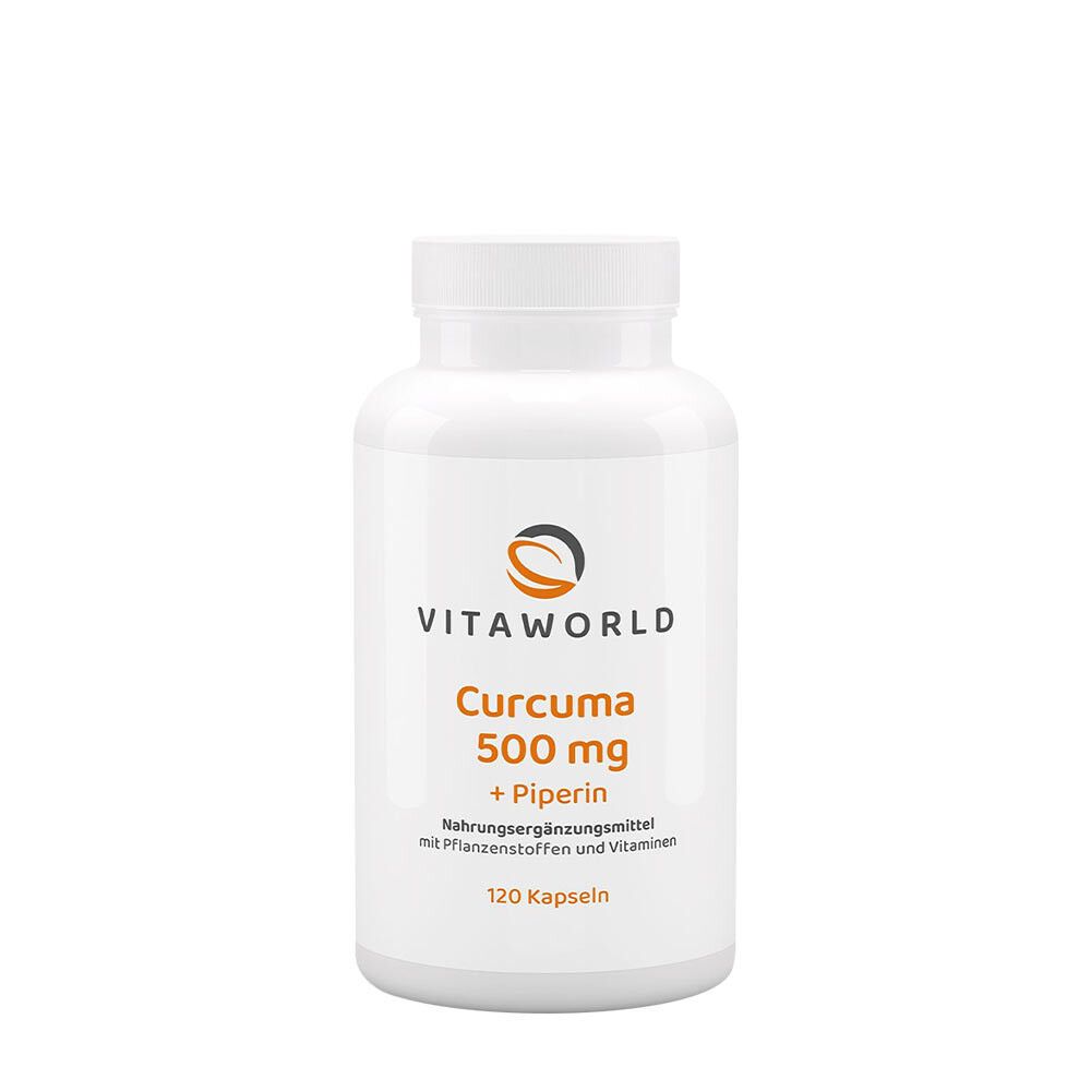 Vitaworld Kurkuma 500 mg (120 Kapseln) – Viking Supplements