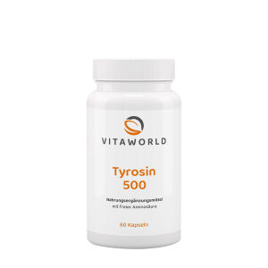 Vitaworld Tyrosin 500 mg (60 Kapseln) – Viking Supplements