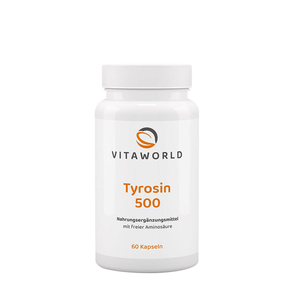 Vitaworld Tyrosin 500 mg (60 Kapseln) – Viking Supplements