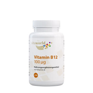 Vitaworld Vitamin B12 100 mcg (180 Kapseln) – Viking Supplements