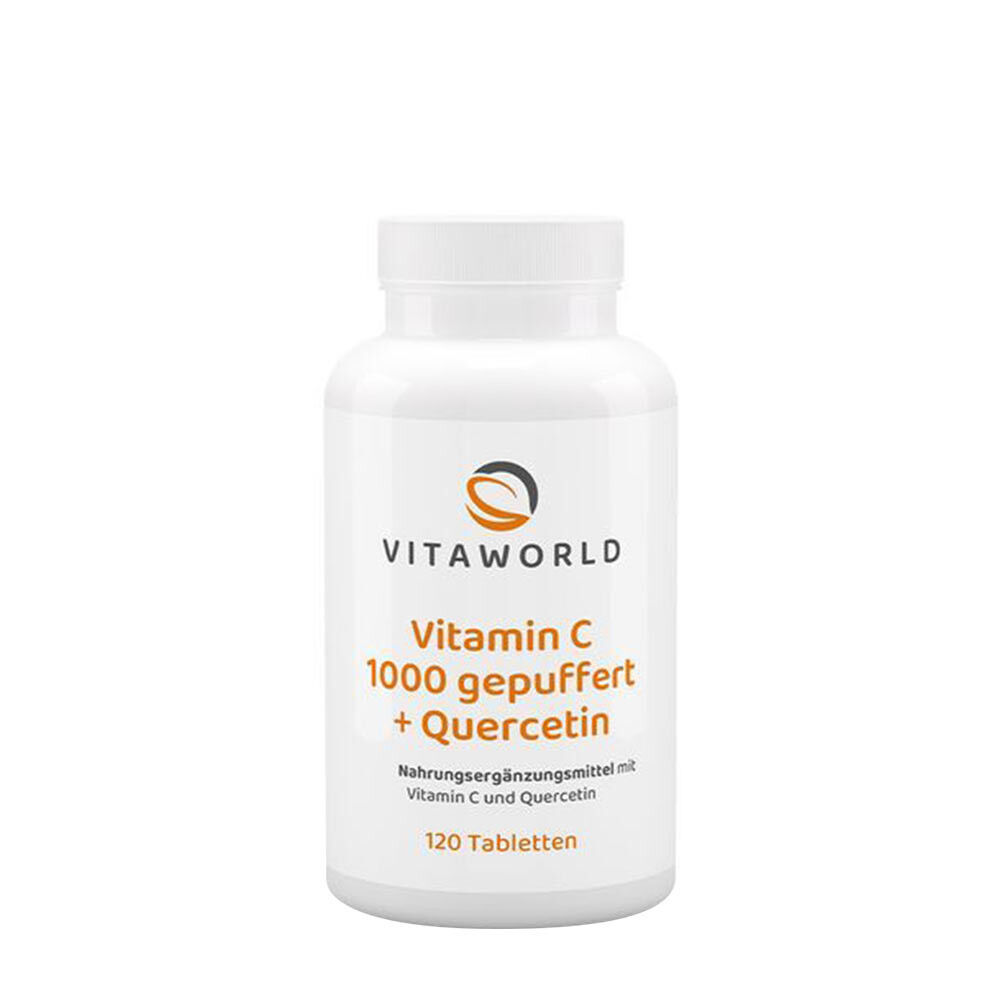 Vitaworld Vitamin C 1000 gepuffert + Quercetin (120 Tabletten) – Viking Supplements