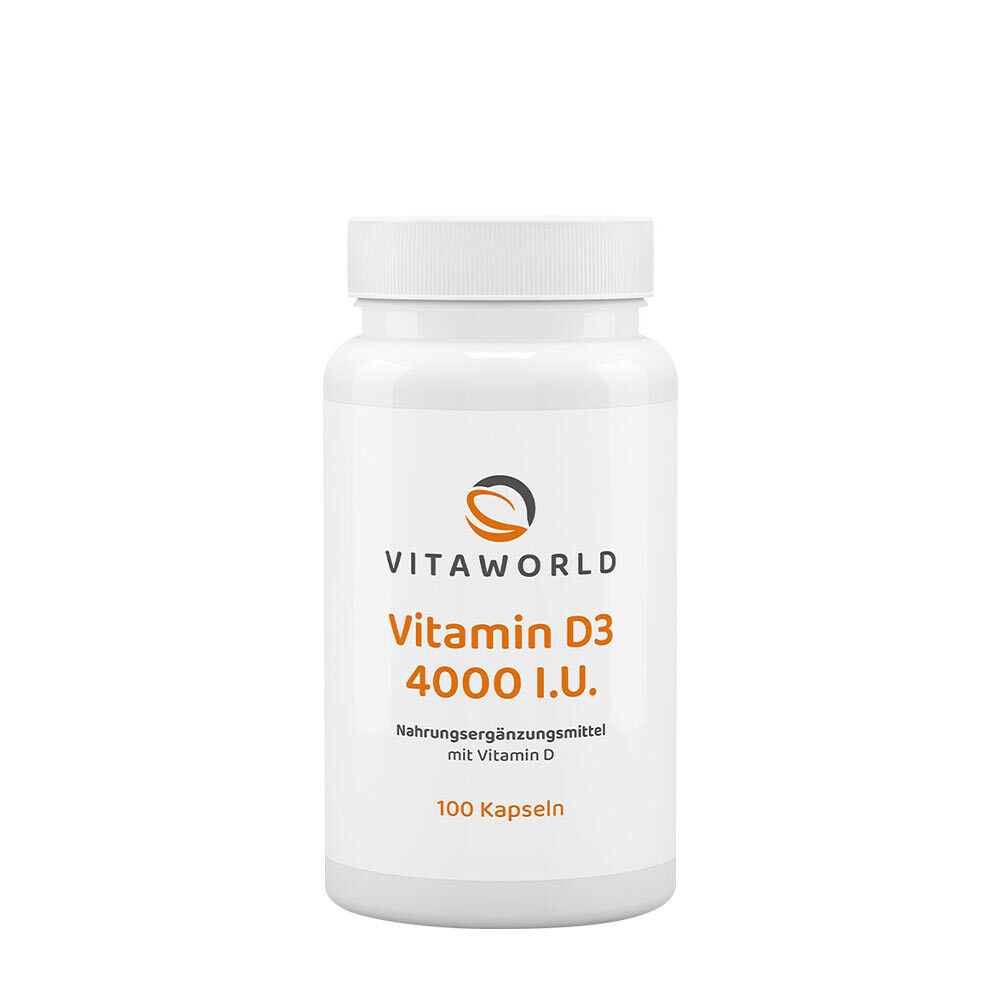 Vitaworld Vitamin D3 4000 IE (100 Kapseln) – Viking Supplements