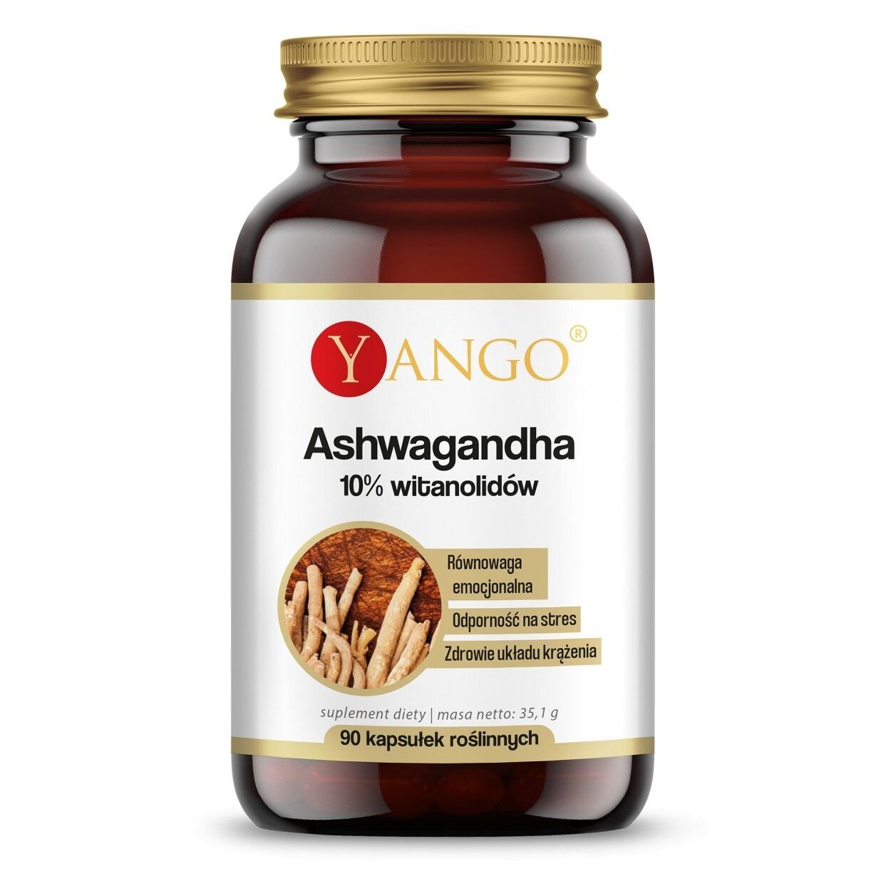 YANGO Ashwagandha – 10% Vitanolide (90 Kapseln) – Viking Supplements