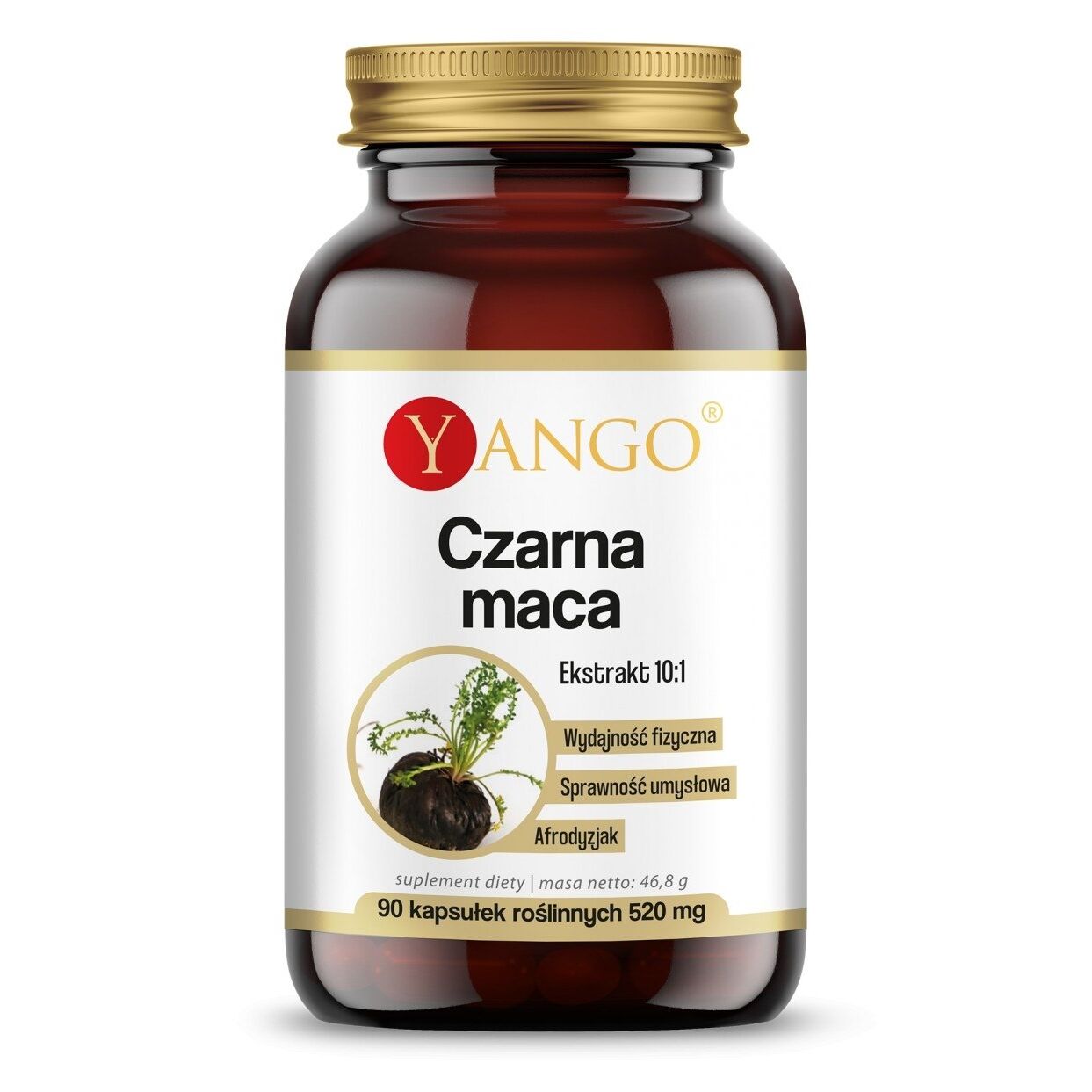 YANGO Schwarze Maca (90 Kapseln) – Viking Supplements