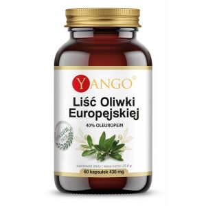 YANGO Europäisches Olivenblatt – 40% Oleuropein (60 Kapseln) – Viking Supplements