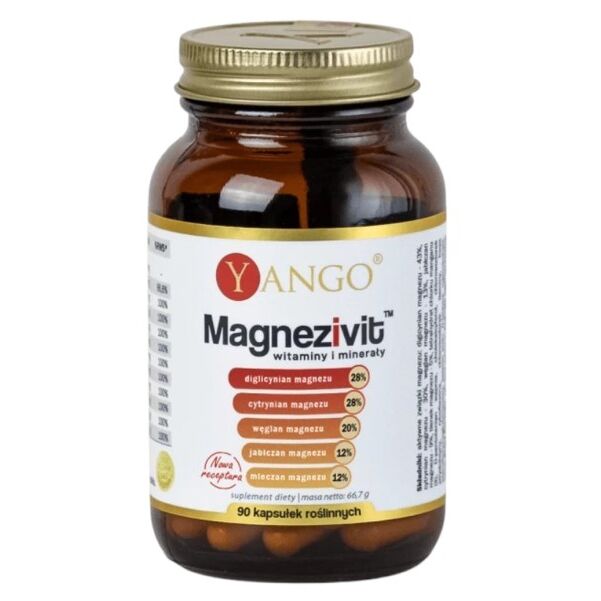 YANGO Magnezivit – Magnesium und Mineralstoffe (90 Kapseln) – Viking Supplements